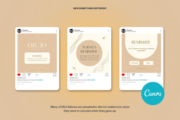 Art Painting Instagram | CANVA Template