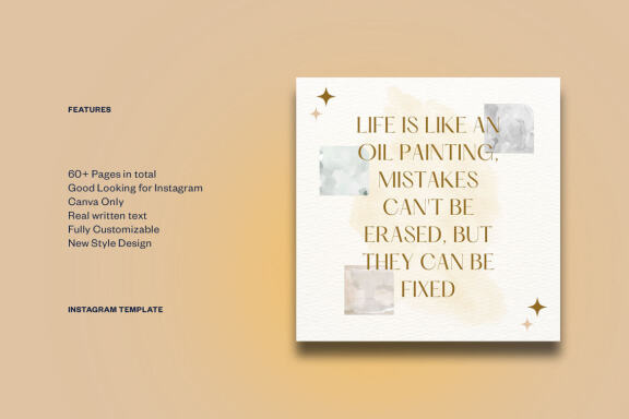 Art Painting Instagram | CANVA Template