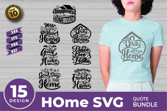 Home Quote SVG Bundle - Home SVG file