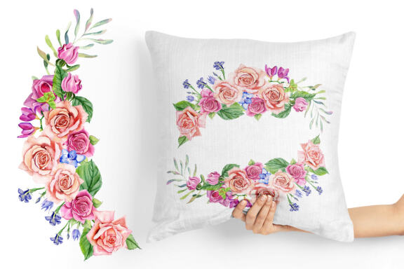 Floral Bouquets Clipart. Sublimation PNG