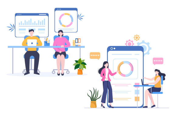 11 Business Plan Consulting Illustration