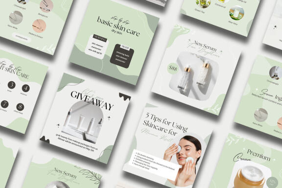 Skincare Instagram | CANVA Template
