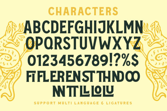 Valegan Font - Bonus Illustration