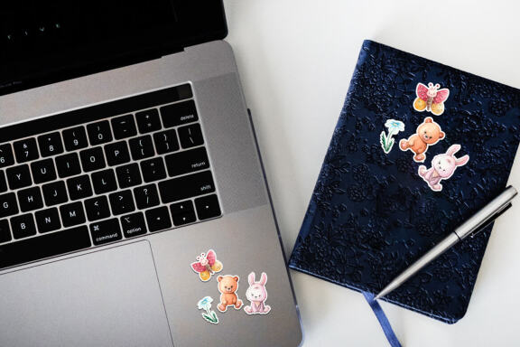Cute Animals Printable Stickers for Cricut