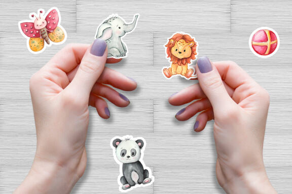 Cute Animals Printable Stickers for Cricut