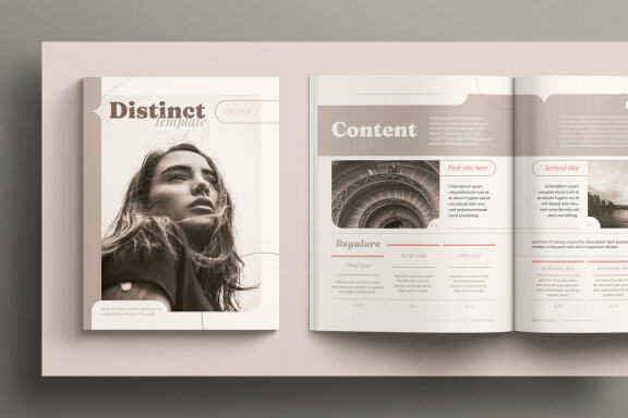 Distinct Indesign Template