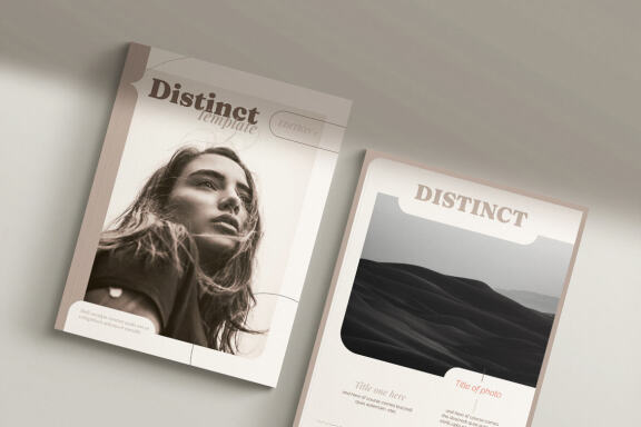 Distinct Indesign Template