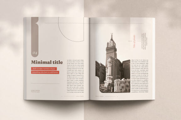 Distinct Indesign Template