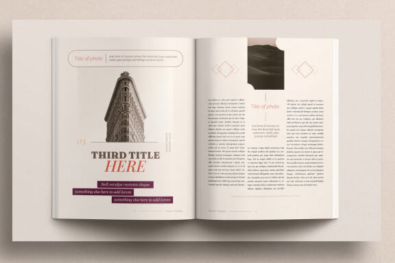 Distinct Indesign Template