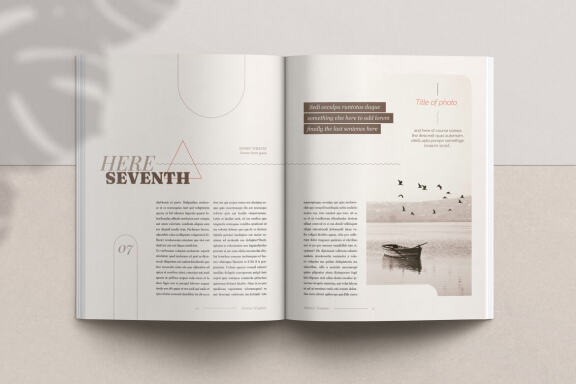 Distinct Indesign Template