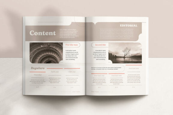 Distinct Indesign Template