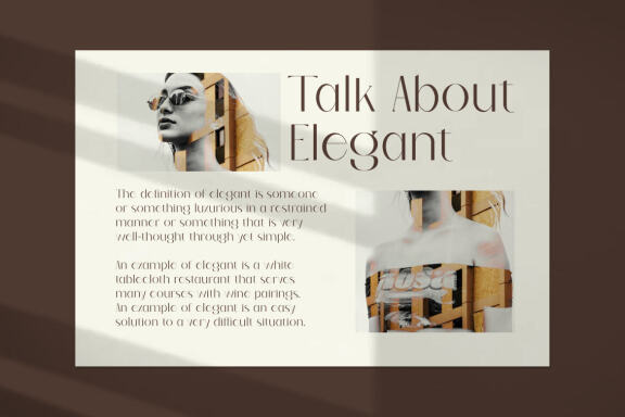 Barieta Elegant Typeface