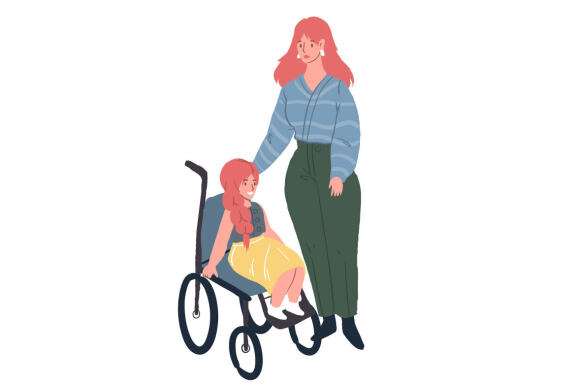 Kid with disabilities