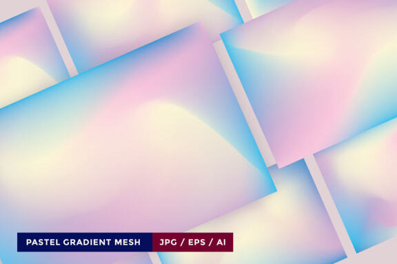 10 PASTEL GRADIENT MESH