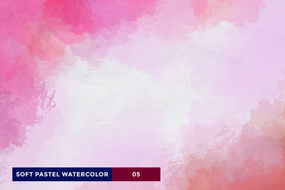 10 SOFT PASTEL WATERCOLOR
