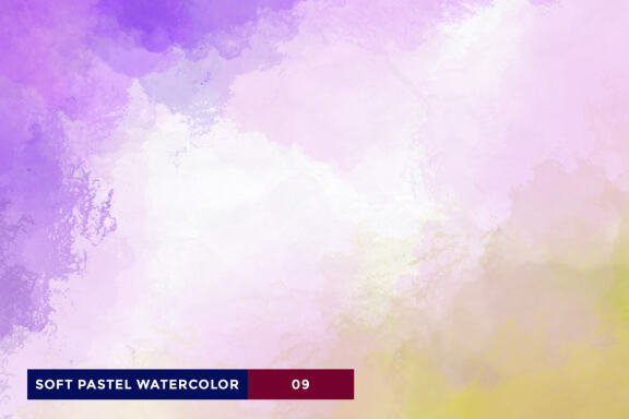 10 SOFT PASTEL WATERCOLOR