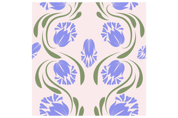 Folk Flowers Pattern Floral Print Ethnic Art