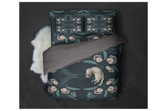Folk Flowers Pattern Floral Print Ethnic Art