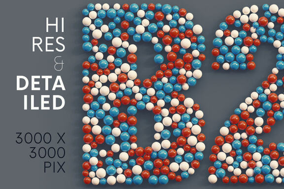 Lot of Balls - 3D Lettering