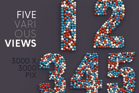 Lot of Balls - 3D Lettering
