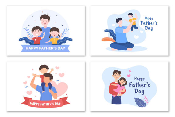 13 Happy Fathers Day Illustration