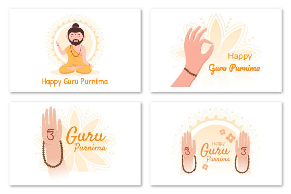 11 Happy Guru Purnima Illustration