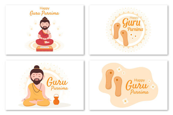 11 Happy Guru Purnima Illustration