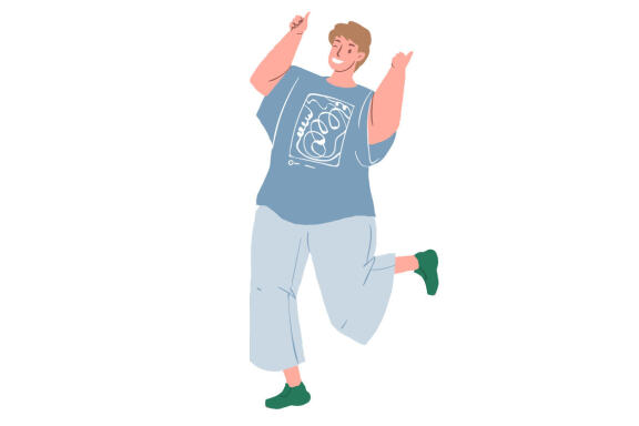 Free Happy Cartoon Characters in Face Masks 