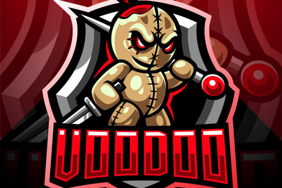 Voodoo Esport Mascot Logo