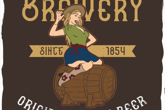 BeerPull font + 10 bonus illustrations