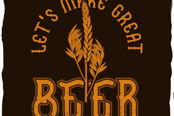 BeerPull font + 10 bonus illustrations