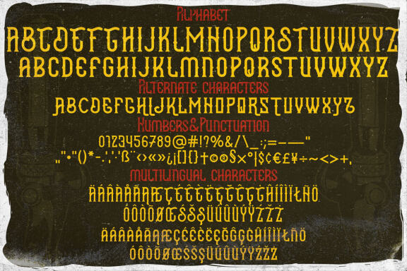 BeerPull font + 10 bonus illustrations