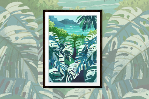 3 TROPICAL JUNGLE ILLUSTRATION