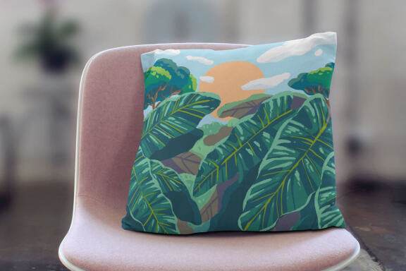3 TROPICAL JUNGLE ILLUSTRATION