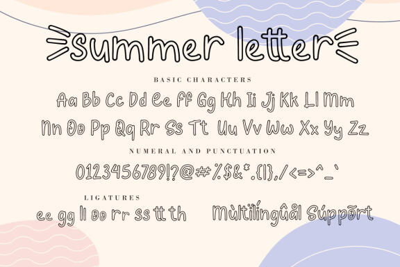 Summer Letter - Free Font
