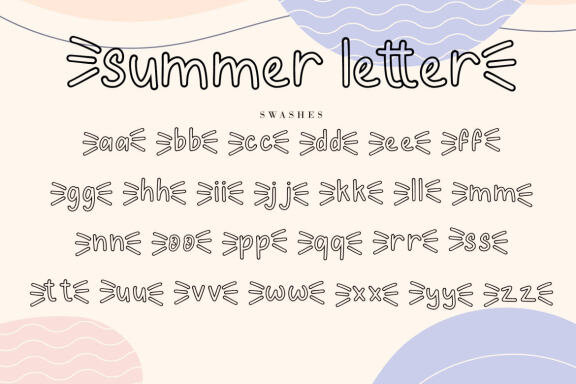 Summer Letter - Free Font