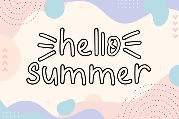 Summer Letter - Free Font