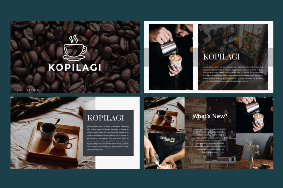 NXCL KOPILAGI - Coffee Business PowerPoint Template