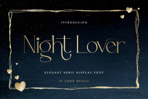 Night Lover Elegant Serif
