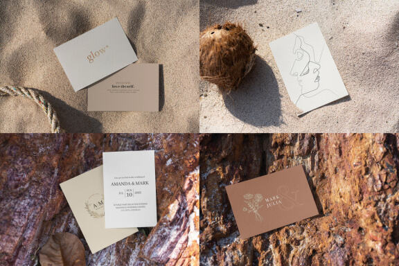 Flyer/Postcard Tropical Mockups
