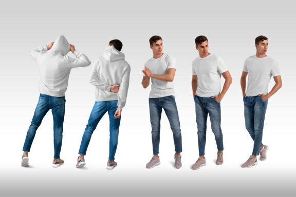 Isolated Apparel MockUps Collection Part 1