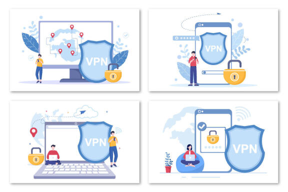 13 VPN or Virtual Private Network Service Illustration