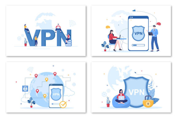 13 VPN or Virtual Private Network Service Illustration