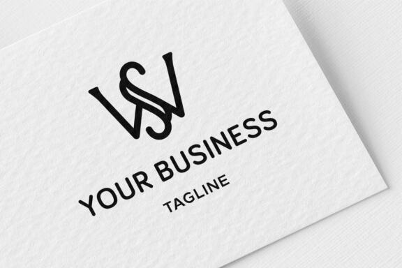 WS Letter Logo