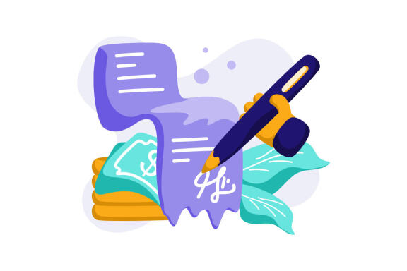 Payment Bill Icon Illustration vector for transaction