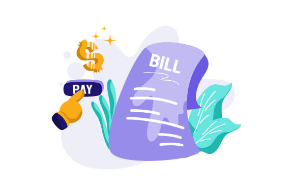 Payment Bill Icon Illustration vector for transaction