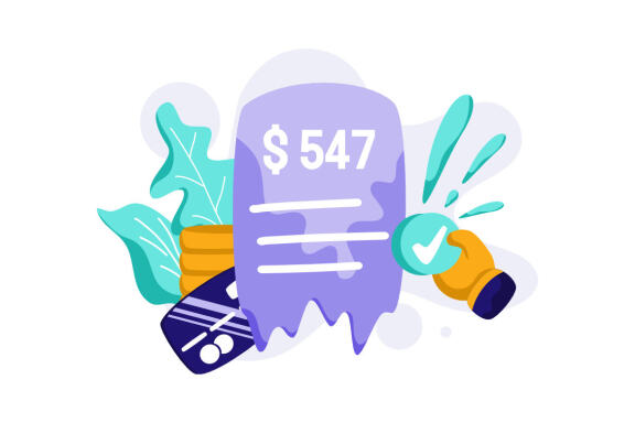 Payment Bill Icon Illustration vector for transaction