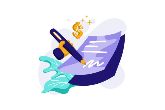 Payment Bill Icon Illustration vector for transaction