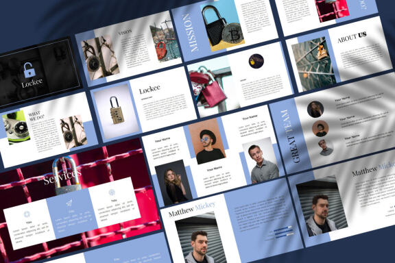 NXCL LOCKEE - Security PowerPoint Template