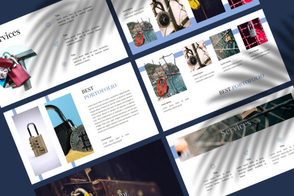 NXCL LOCKEE - Security PowerPoint Template
